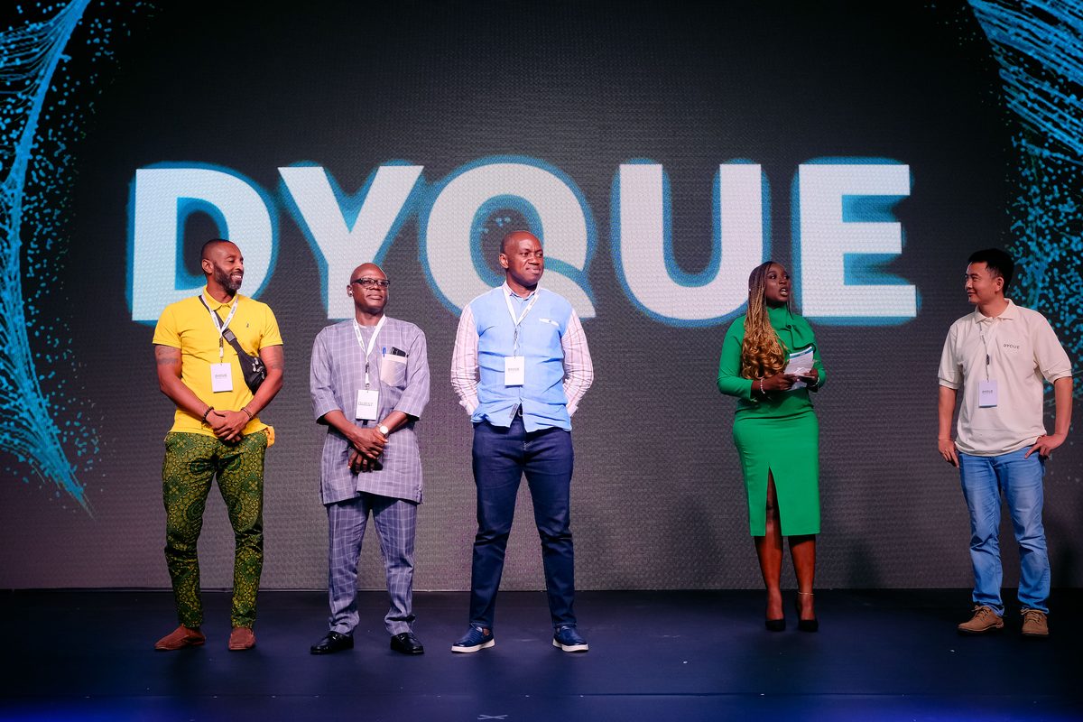 Speakers on stage