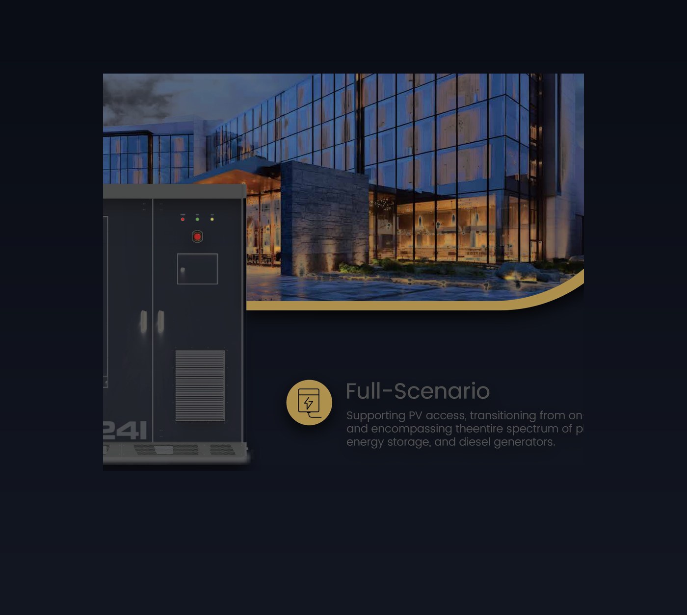 DYQUE 125 kW / 241 kWh all-in-one cabinet